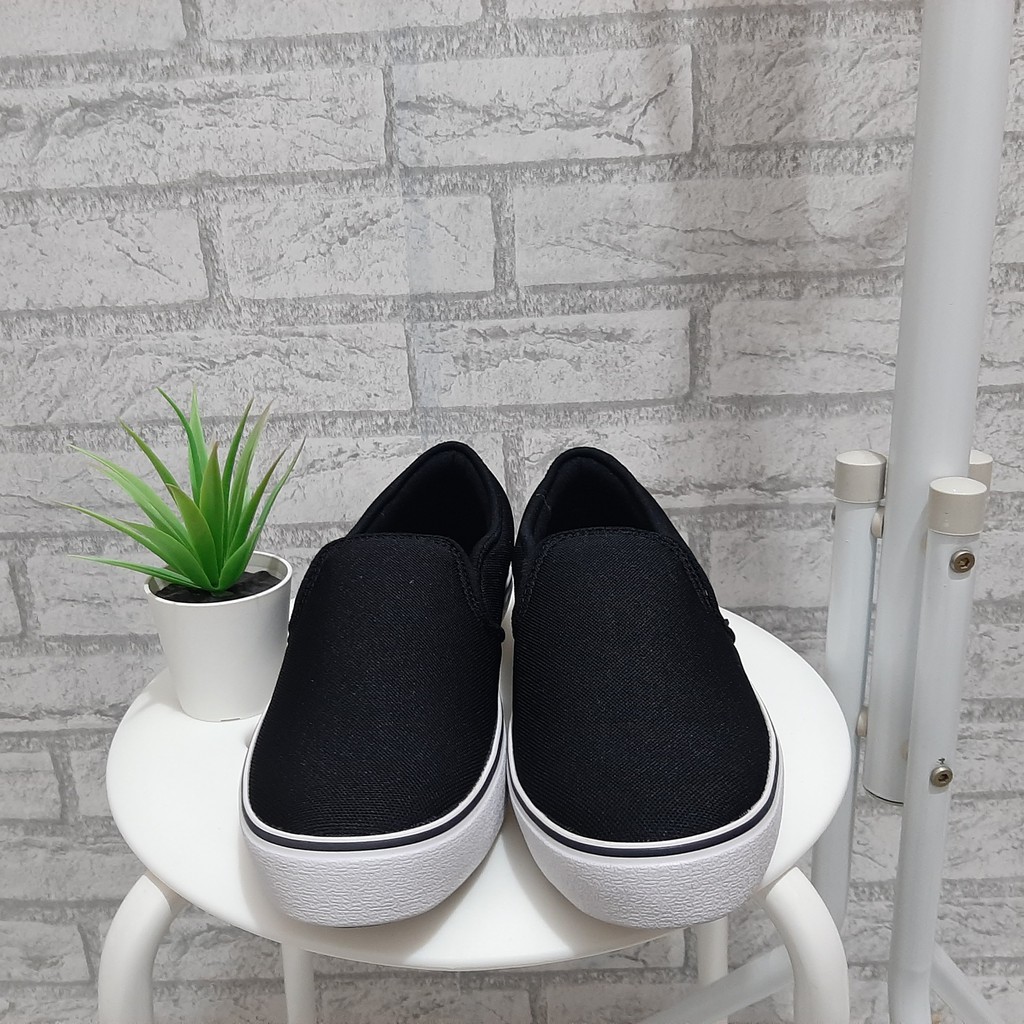 Black white Sepatu Vans_Slip On Checkerboard sepatu Pria Wanita kerja kuliah Termurah traveling