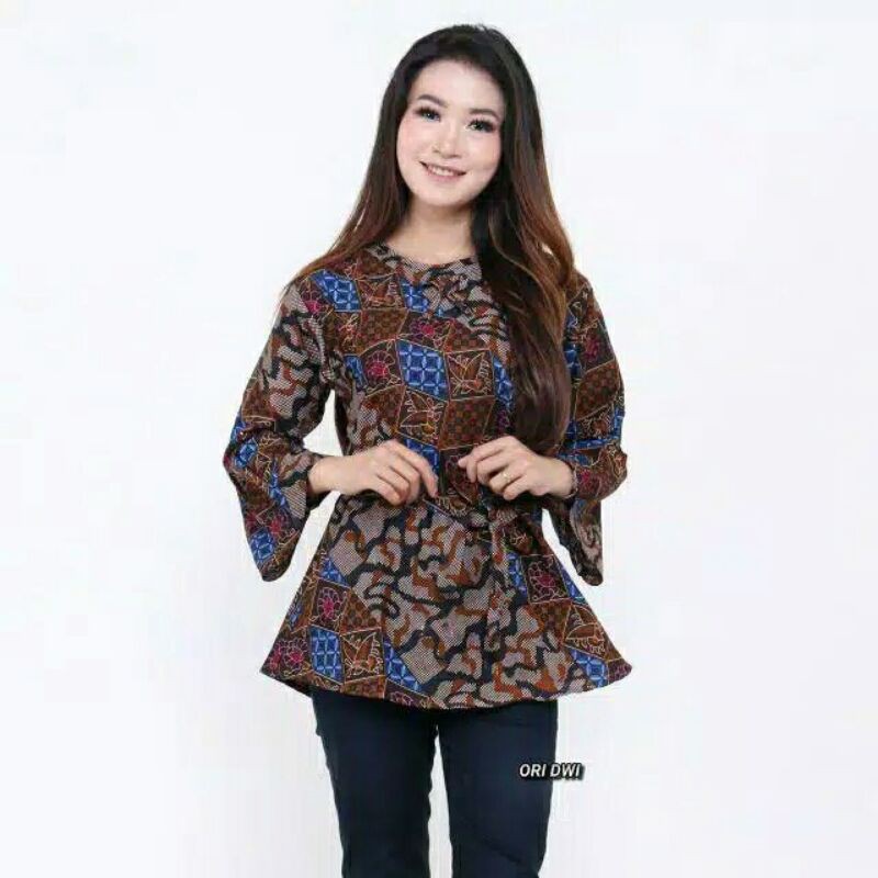 Atasan Wanita Batik Couple Maura BIG SIZE JUMBO XXL XXXL 4L 5L-Cewek 5