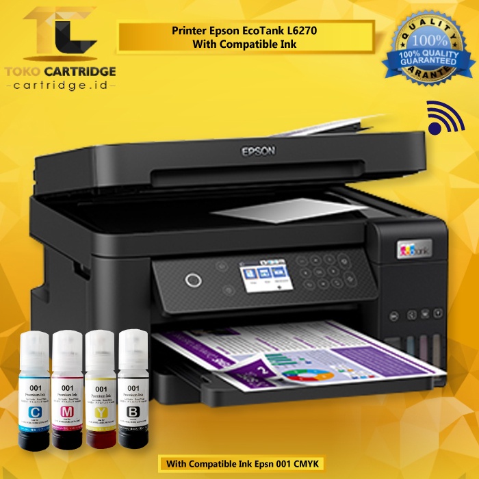 Printer Epson EcoTank L6270 L 6270 l6270  A4 Wi-Fi Duplex All In One Pengganti L6170