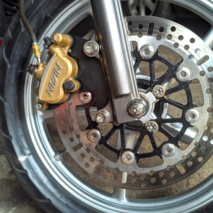 BRACKET DISK 260 NISSIN SAMURAI & RCB MIO