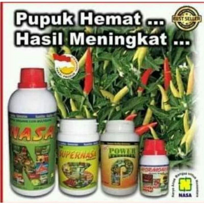 Paket pupuk organik NASA budidaya cabai