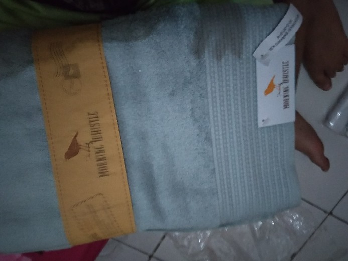 Rc Handuk Mandi Terry Palmer Morning Whistle  Serat Bamboo Jumbo Ukuran 70x140cm