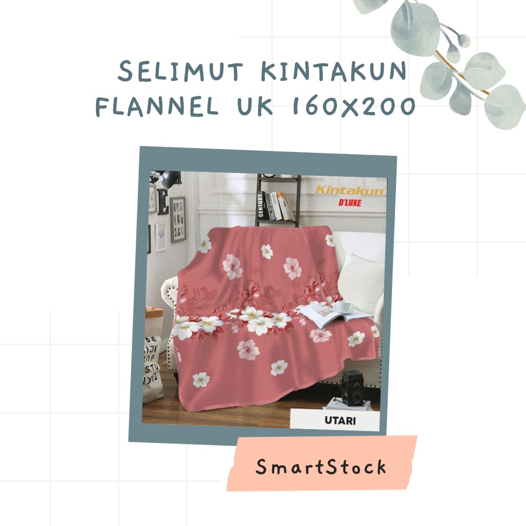 Ss Selimut Bulu Dewasa Kintakun mix Motif Micro Flannel 160x200 cm Polyester 100% super soft panel PART A