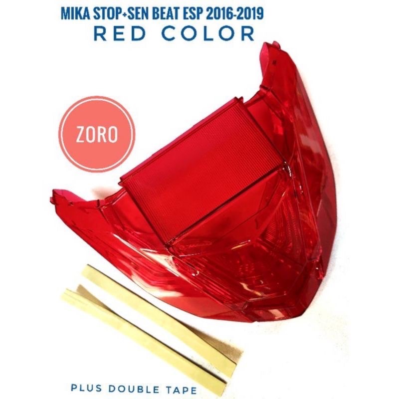 MIKA STOP BEAT ESP 2016-2019/COVER MIKA STOP+SEIN BELAKANG MOTOR BEAT 2016 2017 2018 2019/MIKA TUTUP LAMPU BELAKANG BEAT NEW 2019 MIKA LAMPU STOP BELAKANG BEAT NEW