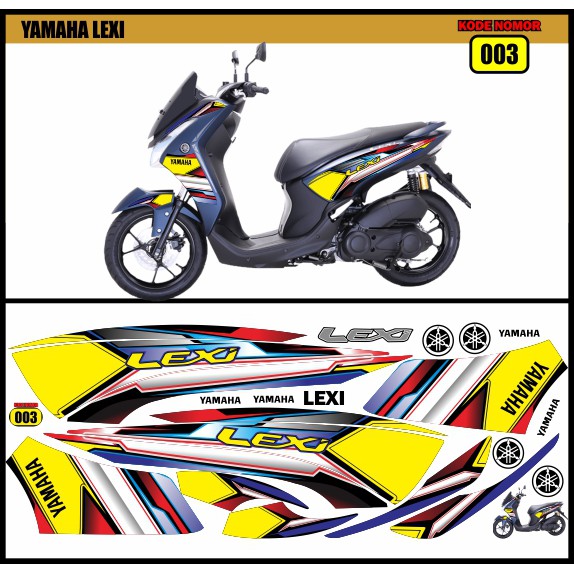 STRIPING VARIASI YAMAHA LEXI