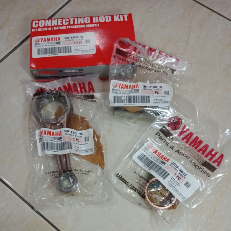STANG PISTON SEHER CONROD 54D SCORPIO ORIGINAL ORI ASLI YAMAHA YGP 54D-E1650-00