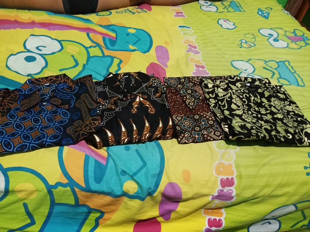 Size M L Xl Xxl Xxxl Bswart Batik Hrb026 Kenongo Hem Pendek Padi Pekalongan M L Xl Batik