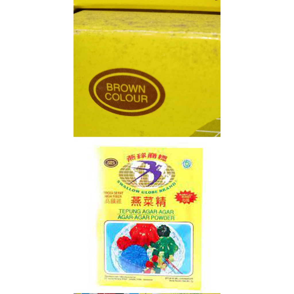 

Tepung agar agar swallow globe brand sachet 7 gram sriti bola dunia