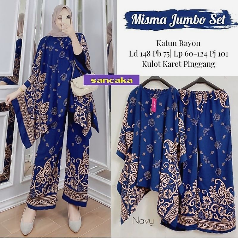 SETELAN MISMA WAKA ORI RAYON SUPER PREMIUM JUMBO WAKAWAKA KALITA BUSUI SETELAH SHIBORI TIE DYE SUPER ADEM