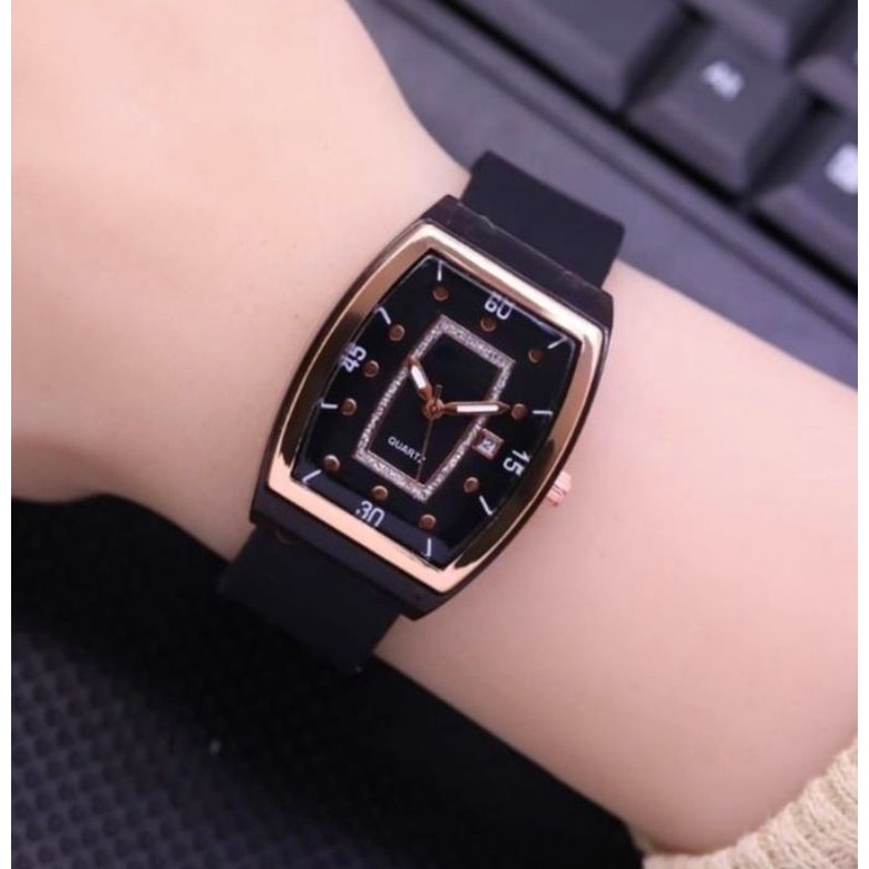 JAM TANGAN WANITA HUSH PUPPIES MODEL PERSEGI