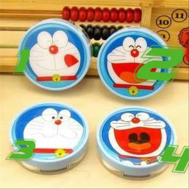 Softlens Case Tempat softlens bulat karakter doraemon