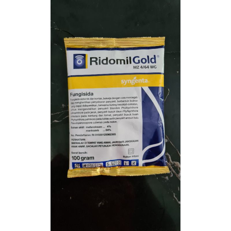 Fungisida RIDOMIL GOLD MZ4/64WG 100GRAM