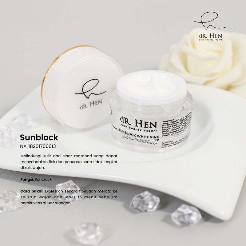 Sunscreen dR. HEN Skincare