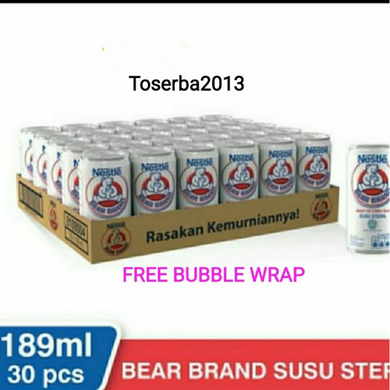 

Susu Beruang Bear Brand Karton 30 FREE BUBBLE WRAP
