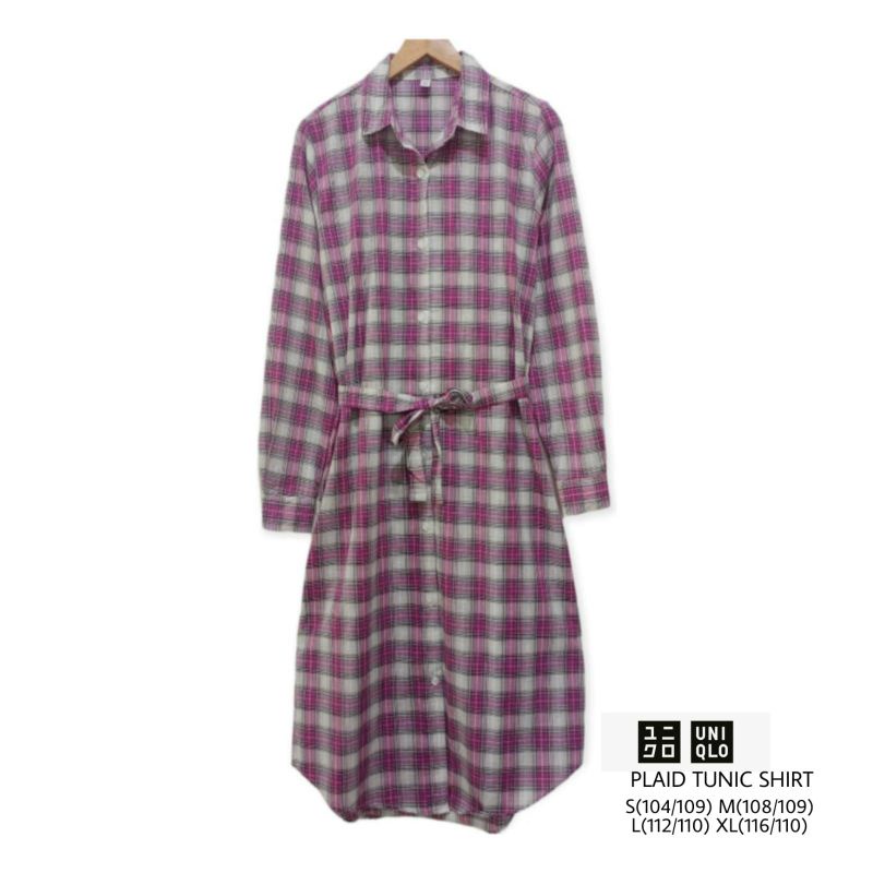 Unq plaid tunic dress