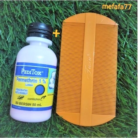 Peditox Obat Kutu Rambut + Sisir Serit Peditox Obat Kutu Rambut Peditok Peditox Obat Kutu Rambut Ana