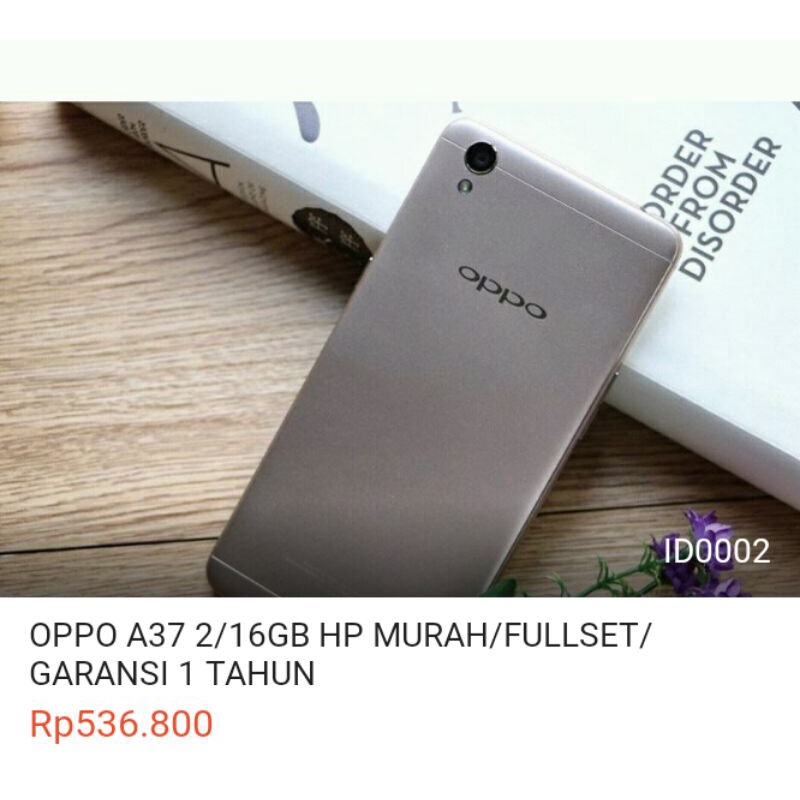 OPPO A37 baru bergaransi