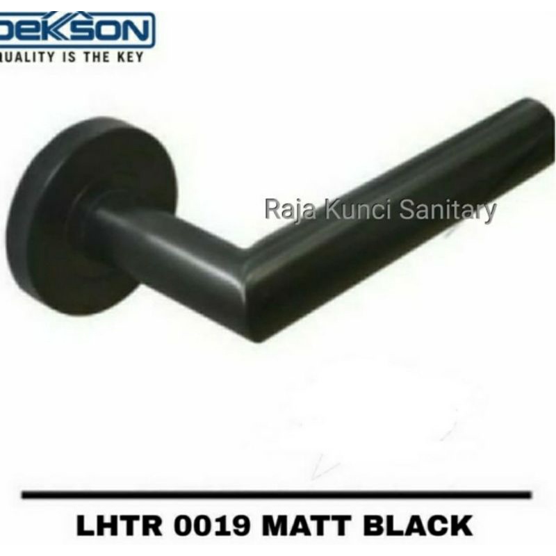 Paket Lengkap HR Dekson LHTR 019 Matt Black+MTS IL DL 8485 Black+Cylinder Dekson Black