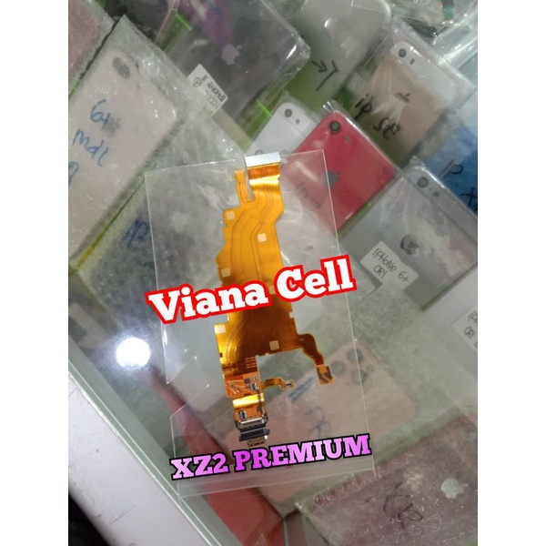 FLEXIBLE PCB BOARD KONEKTOR CHARGER SONY XPERIA XZ2 PREMIUM ORIGINAL