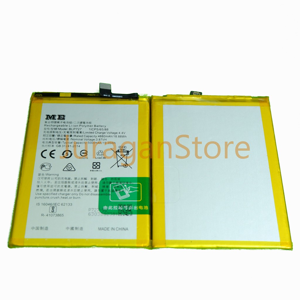 BATERAI BATRE BATTERY OPPO A9 2020 BLP-727 BLP727 ORIGINAL