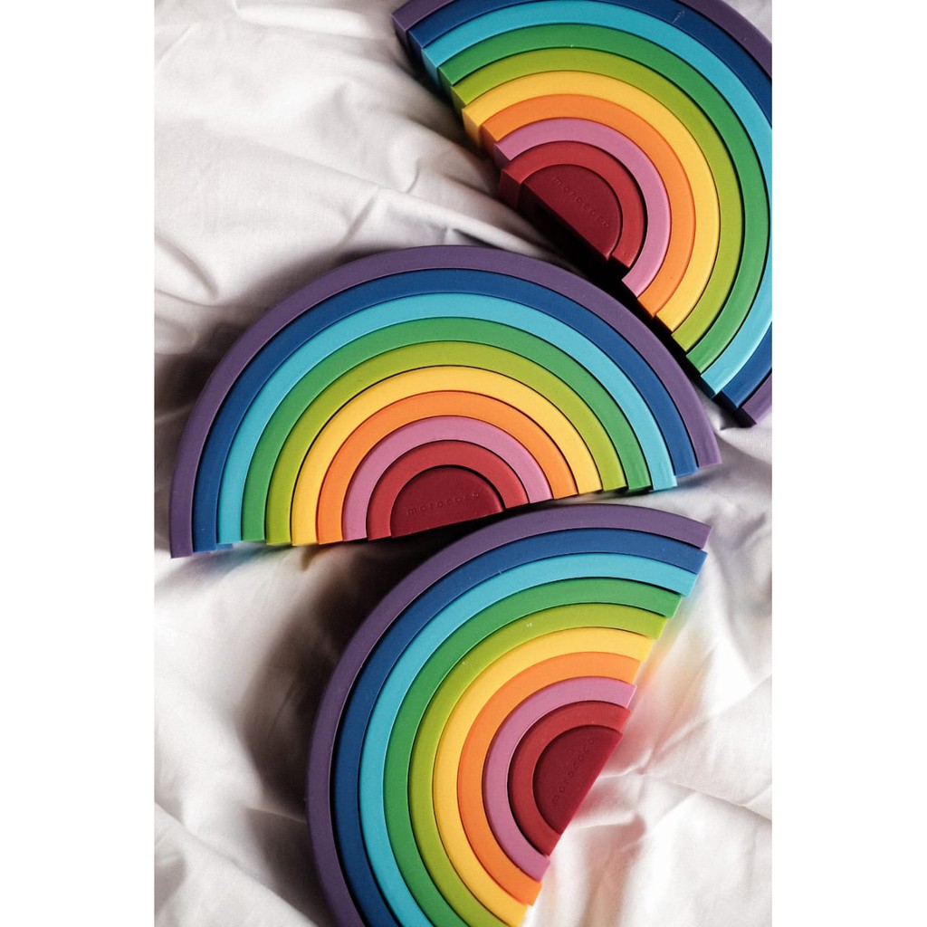 SILICONE STACKER RAINBOW 10 LAYERS