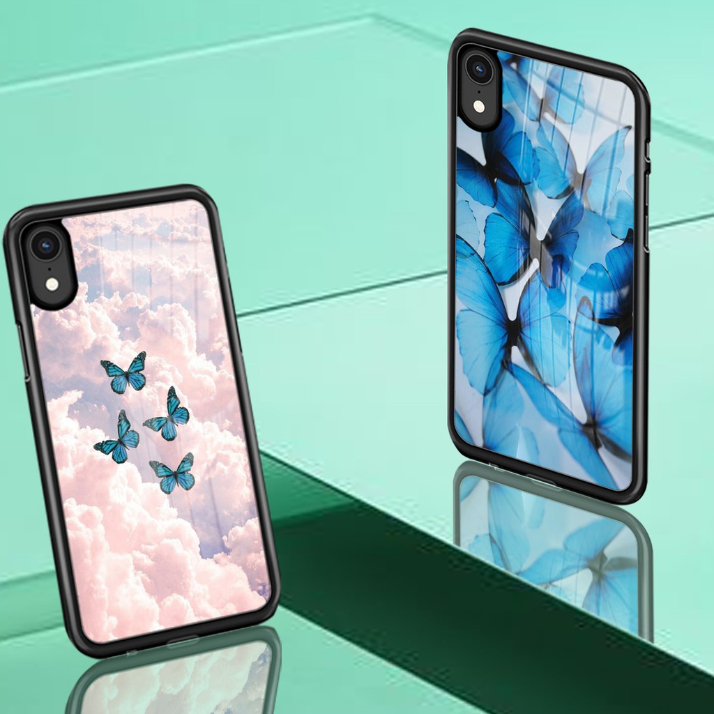 [P145] Butterfly Phone Case 2D Glossy For All Type