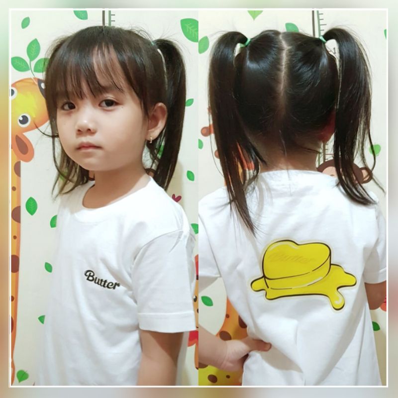 KAOS ANAK BTS/KAOS ANAK BUTTER BTS/KAOS ANAK COTTON 24S ANTI BAKTERIAL