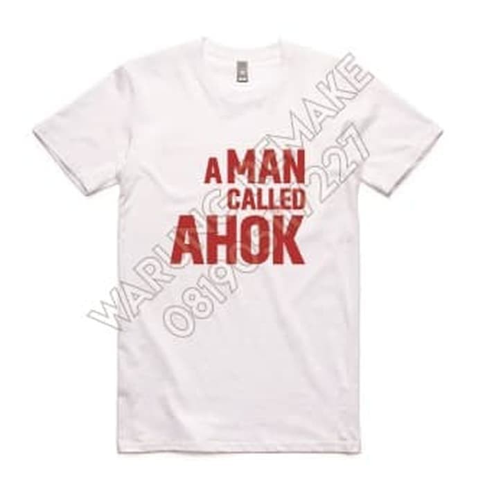 Kaos Baju Obral Combed 30S Distro A MAN CALLED AHOK