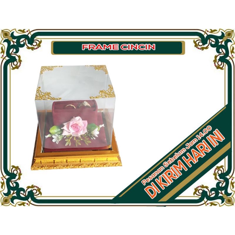 FRAME TEMPAT CINCIN_TEEMPAT CINCIN SESERAHAN_TEMPAT CINCIN TUNANGAN_FRAME KOTAK CINCIN PERNIKAHAN_