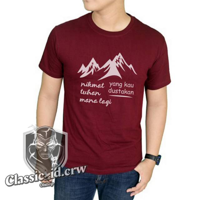 EJK Kaos kata kata pendaki gunung big size M L XL XXL XXXL XXXXL XXXXXL  JUMBO KEREN