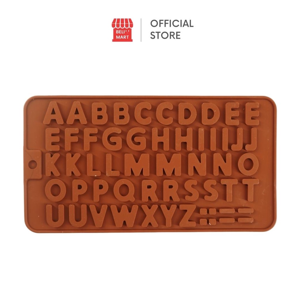 [BELIMART] Silicone Mold Food Grade Motif Alphabet Number | Cetakan Silikon Happy Birthday Simbol Abjad Nomor Makanan Resin Sabun Clay Coklat Fondant