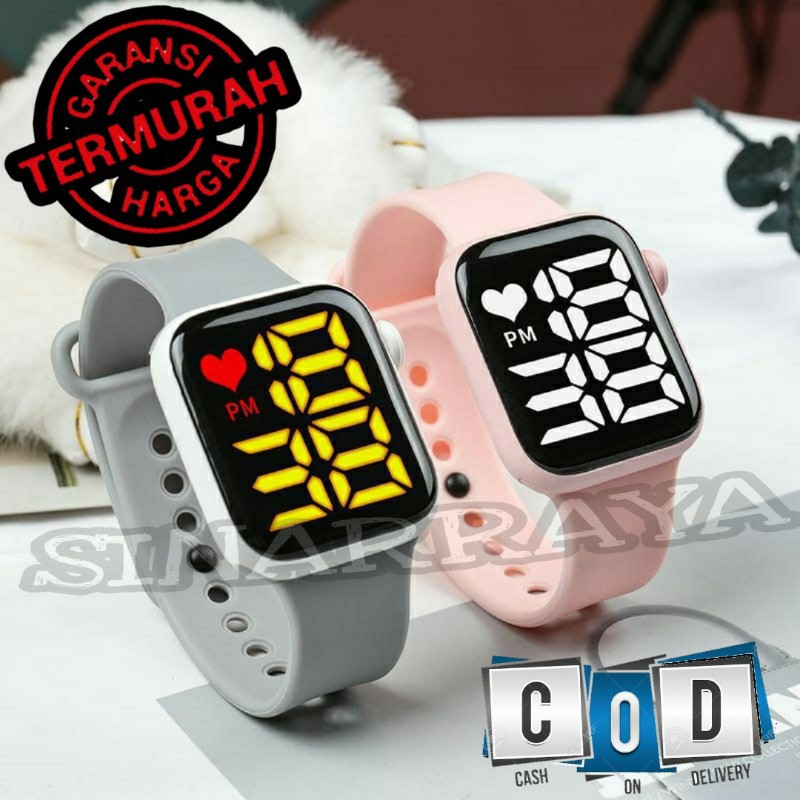 JAM TANGAN DIGITAL VIRAL TRENDING BEST SELLER RUBBER UNISEX SR099