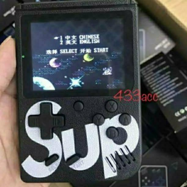 SUP Game boy Game Console 3 Inch 400game Retro FC Classic ( 100% ORIGINAL ) Gamebot supreme "KET. 26