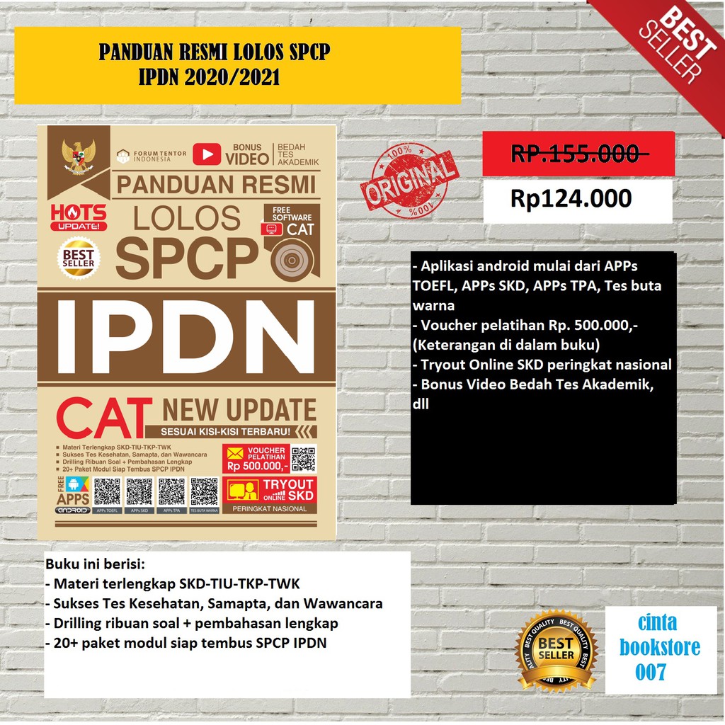 Buku Ipdn Terbaruuu Original Panduan Resmi Lolos Spcp Ipdn 2020 2021 Shopee Indonesia