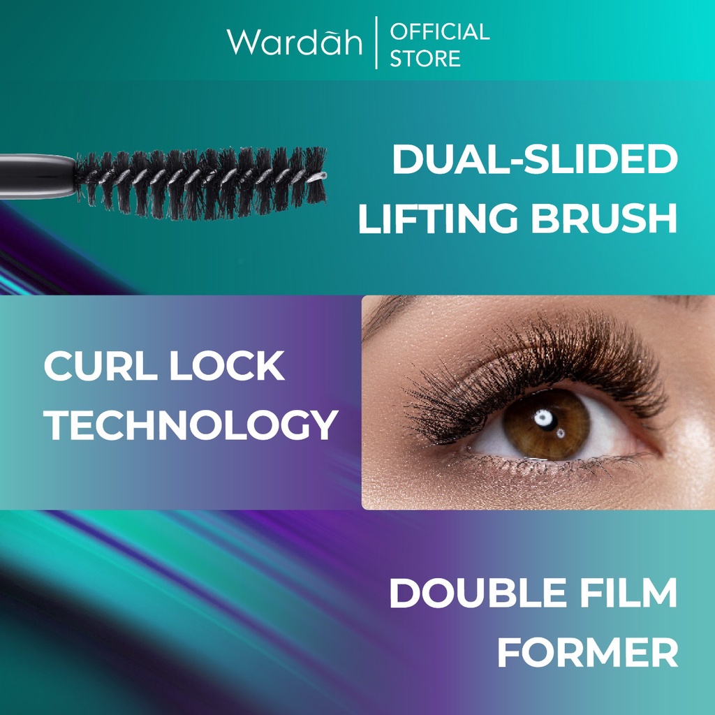 WARDAH EYEXPERT Liftlast Waterproof Mascara