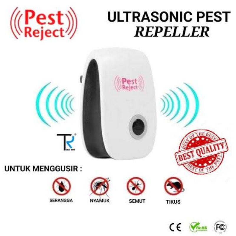 ULTRASONIC PEST REJECT REPELLER ALAT PEMBASMI SERANGGA KECOA NYAMUK TIKUS BEST SELLER