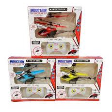 &lt; M.A &gt; MAINAN HELIKOPTER TERBANG DENGAN RC REMOTE CONTROL + SENSOR TANGAN TERBANG