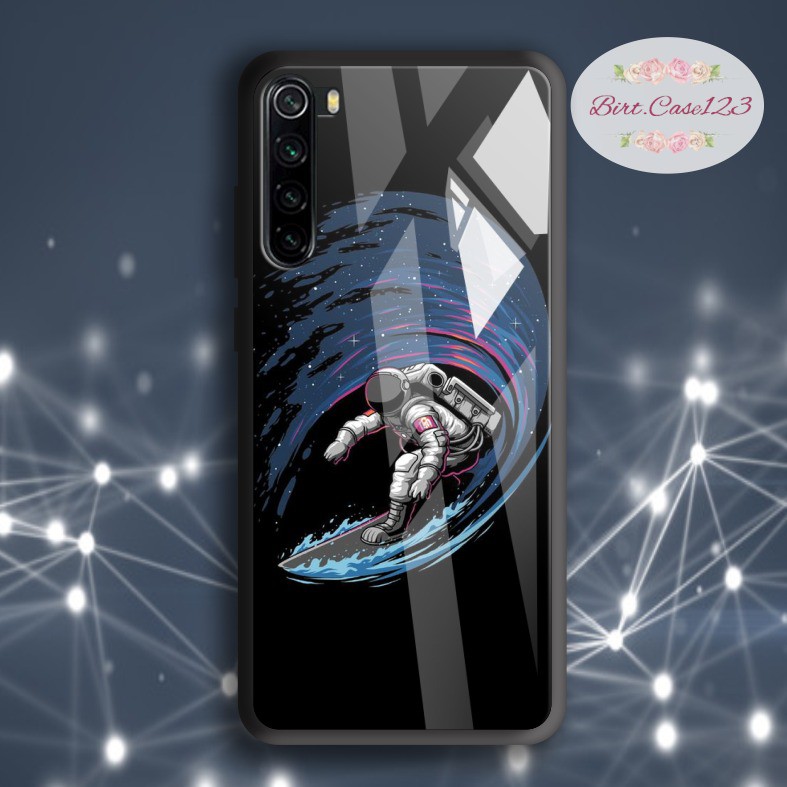 back case glass astronot Iphone 5 6 6s 6+ 6s+ 7 7s 7+ 8 8+ Se 2020 X Xs Xr 11 12 Mini Pro Max BC5237