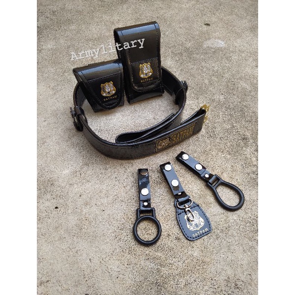 kopel set satpam security lux hitam