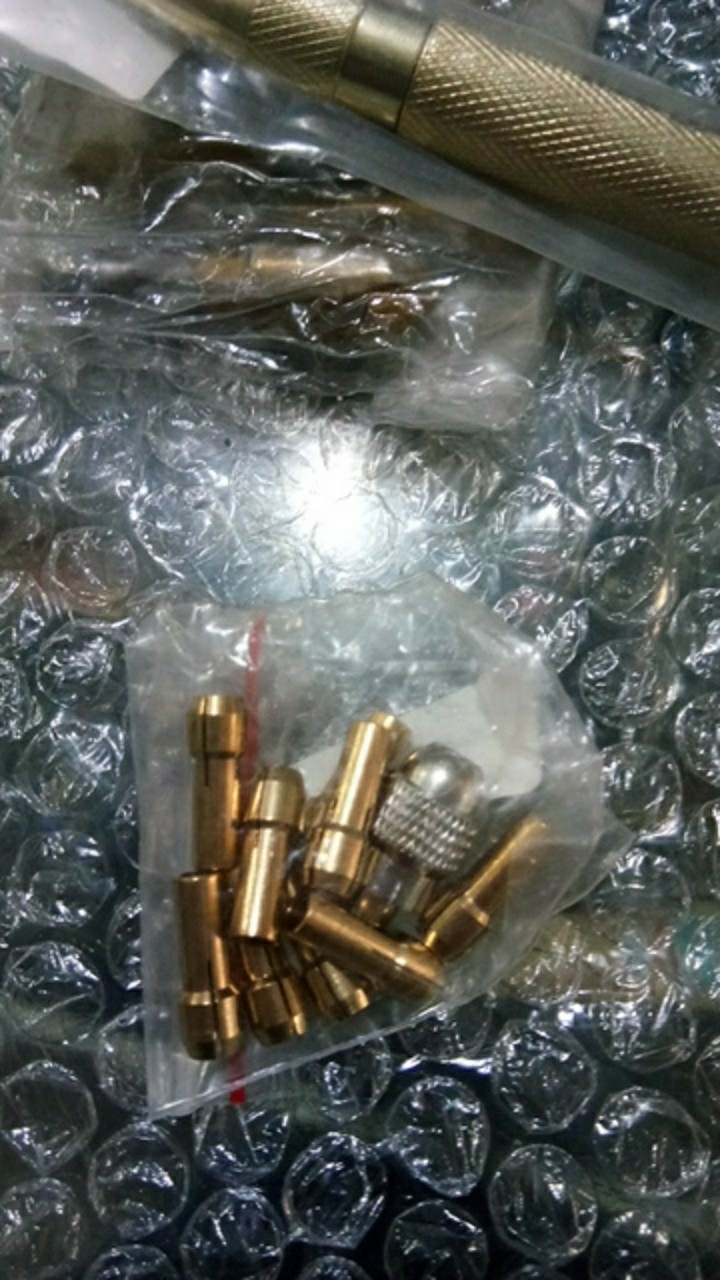 [best Quality] Mata Bor Chuck Drill Brass Golden 11pcs