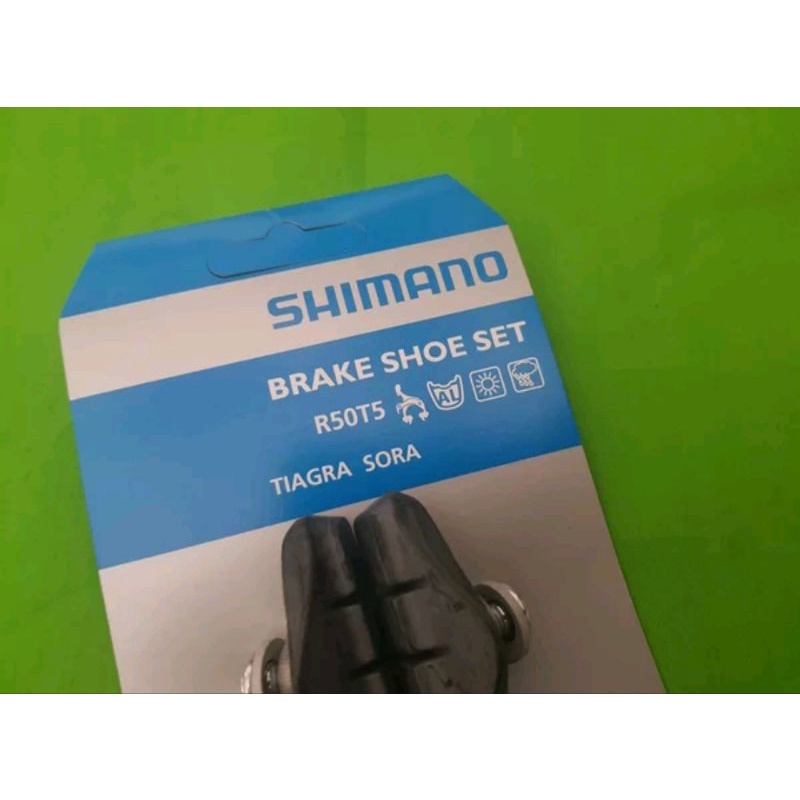 BRAKE SHOE SET . BRAKEPAD . KAMPAS REM . SEPATU REM SHIMANO R50T5 TIAGRA SORA CLARIS brakepad sepeda