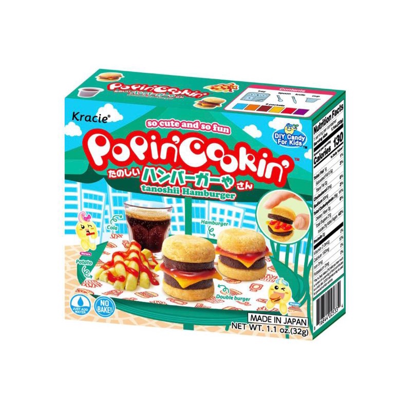 Kracie Popin Cookin DIY Candy Burger Non Halal