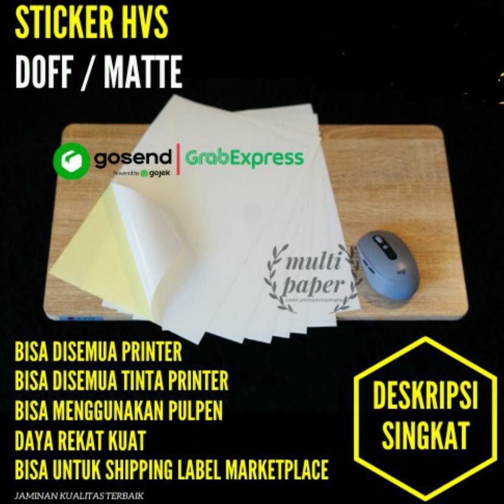 

Kertas sticker hvs a6 kertas sticker pengiriman packing online shop