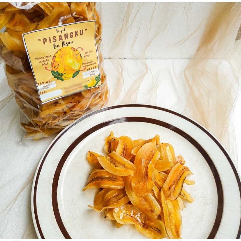 

KRIPIK PISANGKU//PISANG KEPOK ASLI//HOMEMADE//PREMIUM//500g
