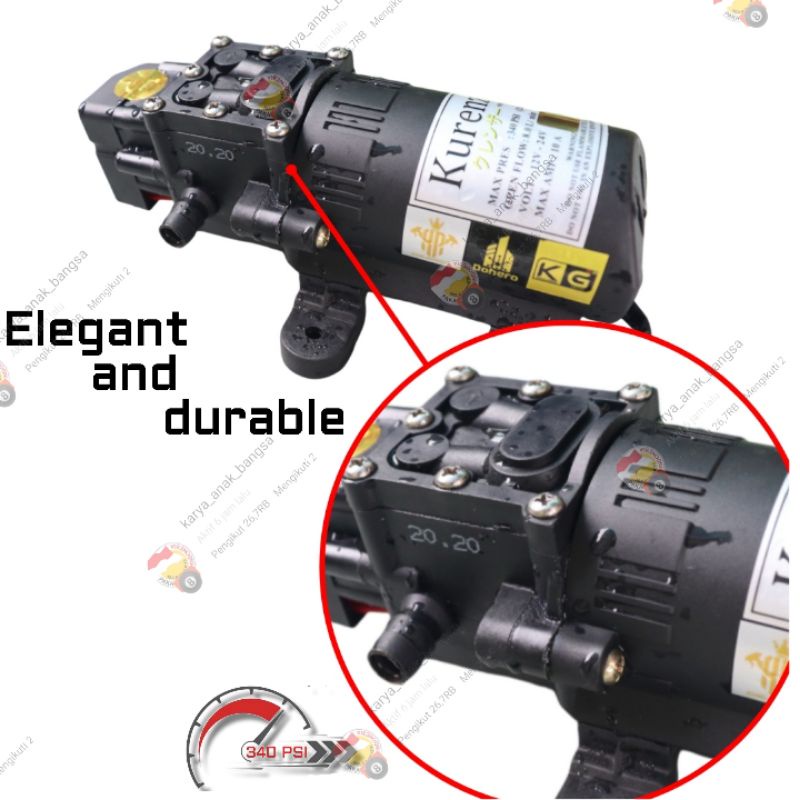 ⭕Paket Mesin 340PSI plus Adaptor 10A Max Power Kualitas terjamin terbaik dikelasnya