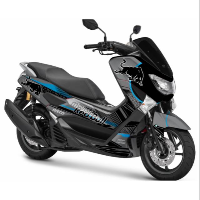 Decal Sticker NMAX Redbull famili variasi