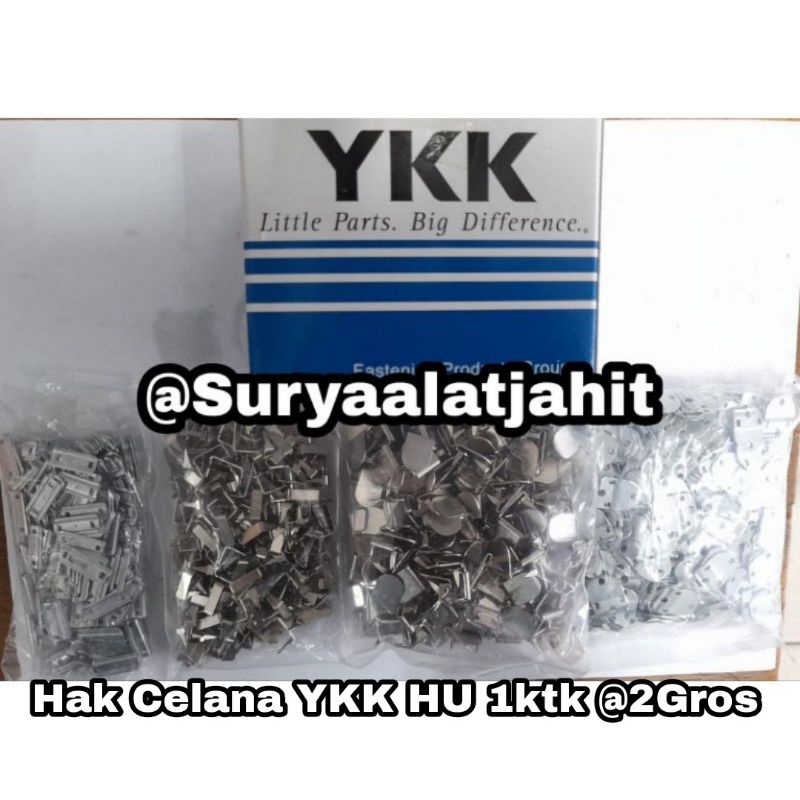 Hak YKK (HU-10F) 1kotak/288pcs set =rp.215.000/288pcs set