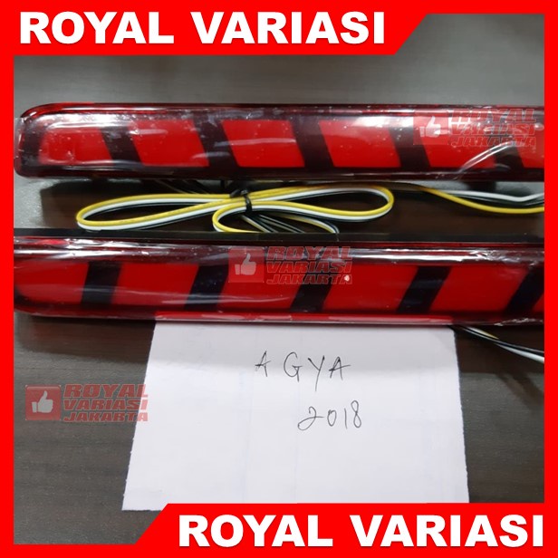 Lampu LED Reflektor Bumper Belakang AGYA 2018-2021