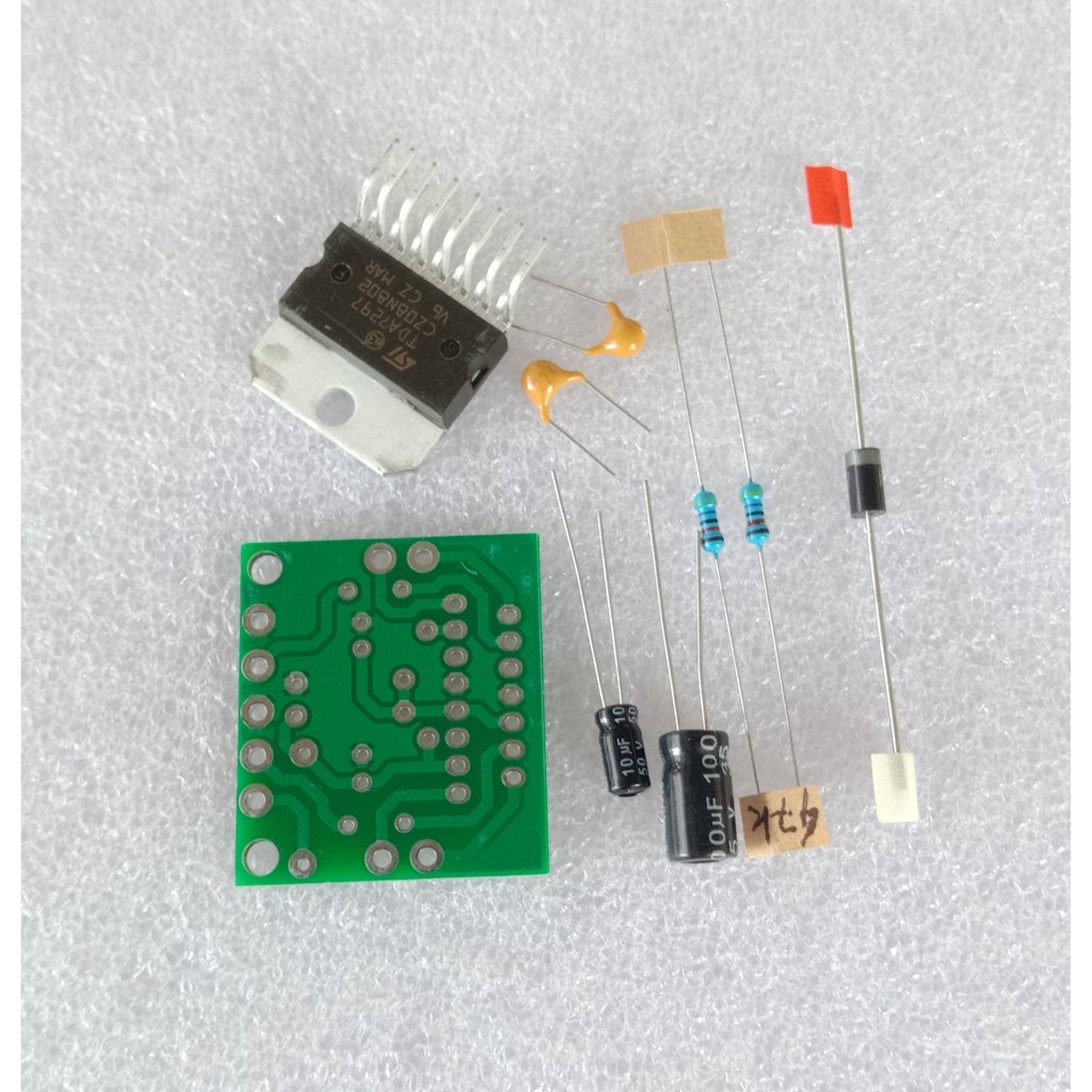 DIY TDA7297 Stereo Amplifier Bridge Modul