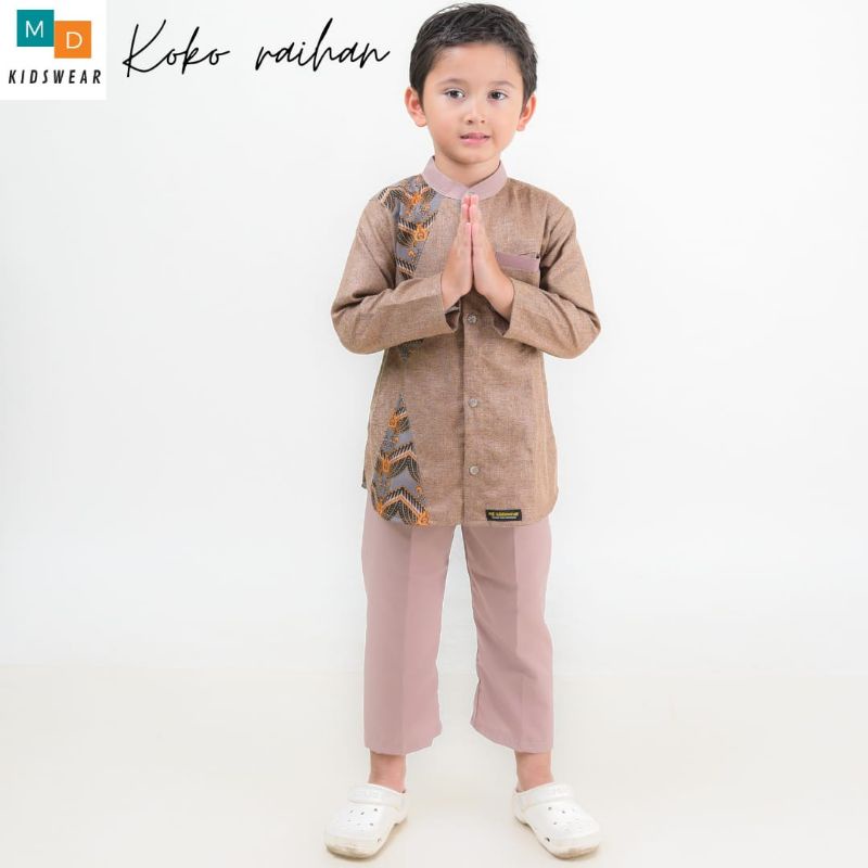 Setelan Koko Anak Ar-Raihan ||by MD Kidswear Original ||Koko New Born/Balita/Anak Muslim.